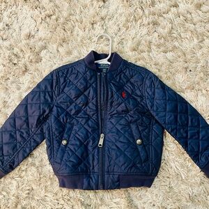 Polo by Ralph Lauren Dark Blue Quilted Jacket